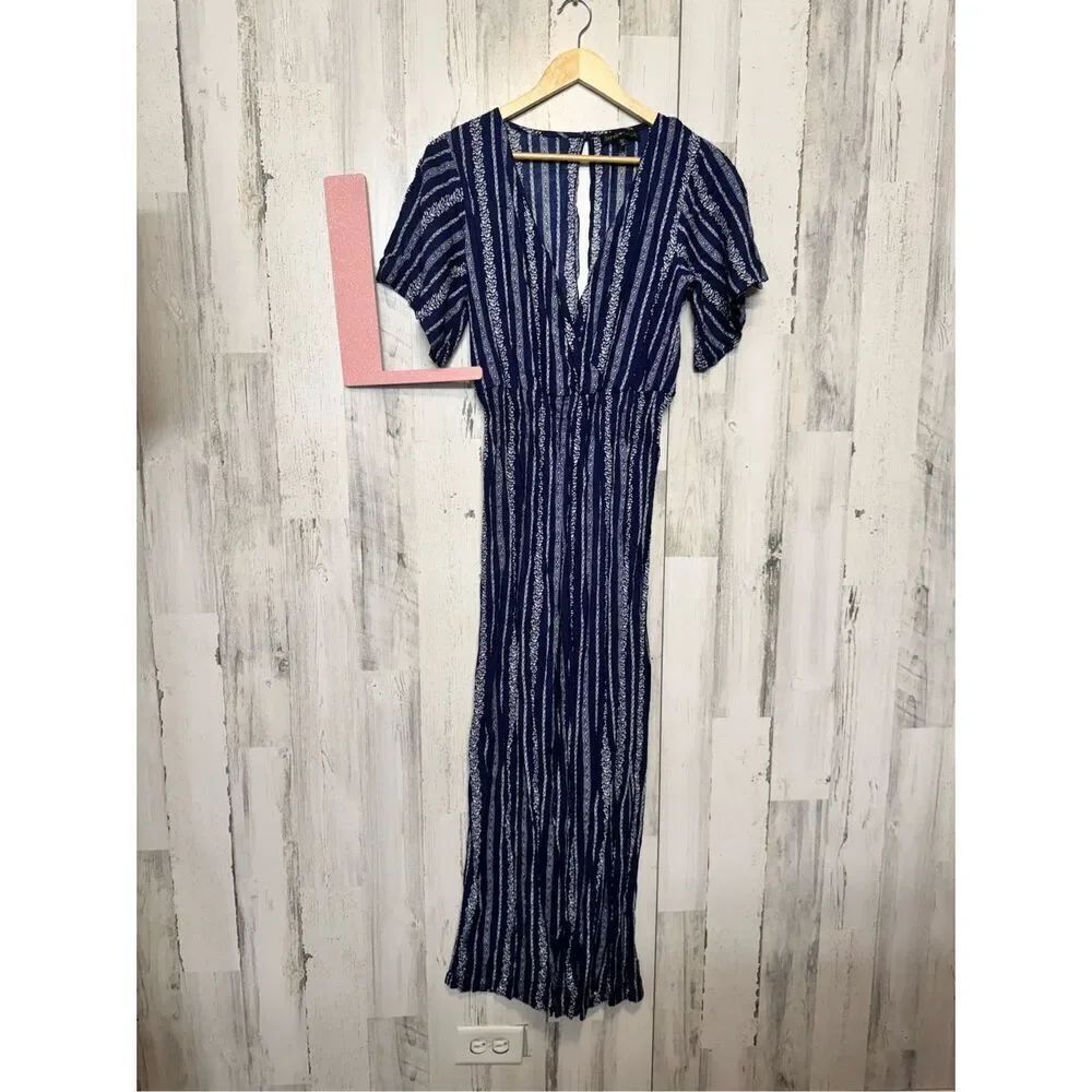 Derek heart stripped jumpsuit